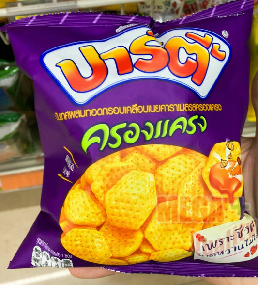 PARTY KRONG-KRANG SWEET AND SPICY CARAMEL FLAVOUR POTATO YAMMY CHIPS 32G