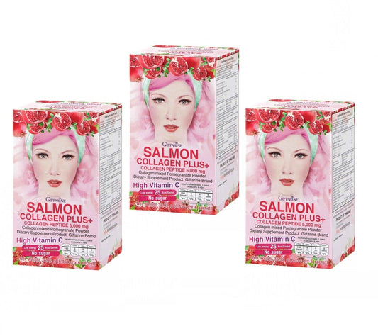 3x GF Pomegranate Powder Drink mixed Salmon Collagen High Vitamin C Nourish Skin