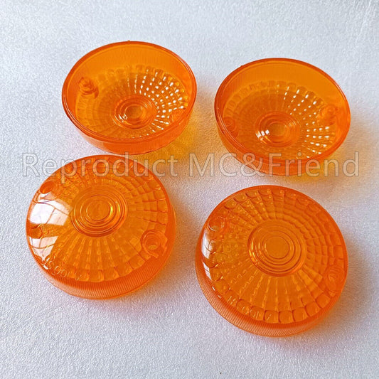 Set 4pcs Turn Signal Lens For Suzuki A100SR DR400S GN125 GN250 GN400 GP100 GP125