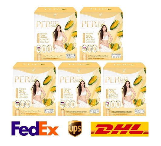 5x PerLeen Sweet Corn Protein drink, 20g of protein, delicious 0% sugar Low Fat