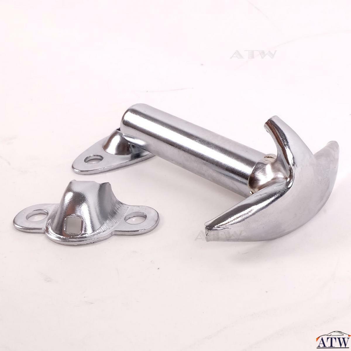 1 PC For 1955-95 Jeep CJ CJ5 CJ7 CJ8 YJ Stainless Steel Chrome Catch Hood Latch