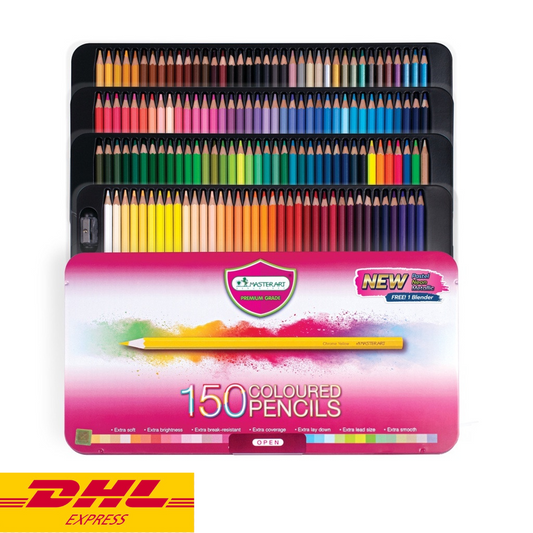 Master Art Colored Pencils Box Set 150 Colors Coloring Drawing Art Painting Long