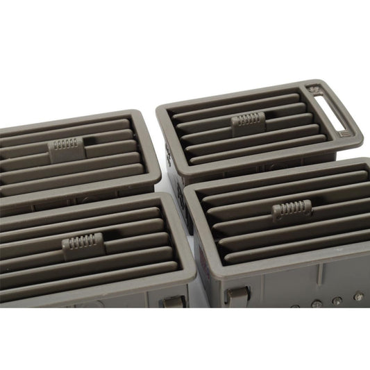 Set Air Vent Grille Ventilator Grey FIT Isuzu TFR Pickup Holden Rodeo 1989-1996