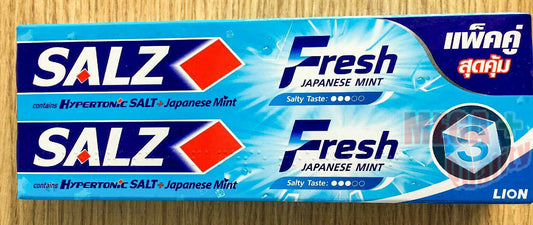 LION SALZ Hypertionic Salt and Japanese Mint Toothpaste 160g. x 2 tubes