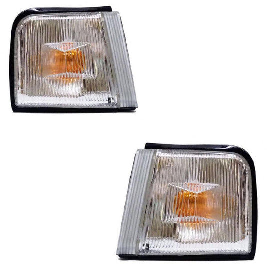 Corner Lamp Light Pair LH RH For Honda Accord 1986 1987 1988 1989 Sedan CA
