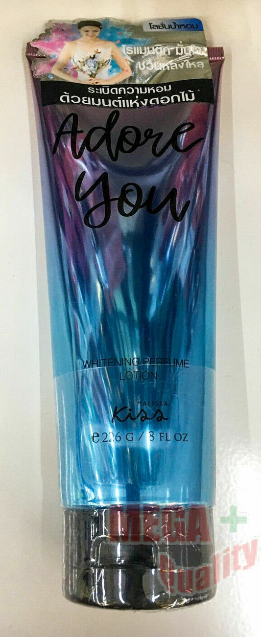 Malissa Kiss Whitening Perfume Lotion Adore You brighten skin 226 Ml.