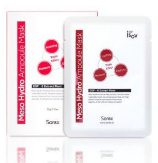 Korea ISOV Meso Hydro Ampoule Mask 25g*10pcs #ibea