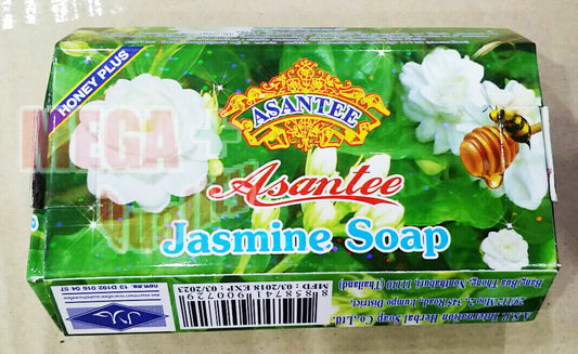 Asantee Jasmine Honey Soap Vitamin C Skin Lightening Collagen Acne Herbal 125g