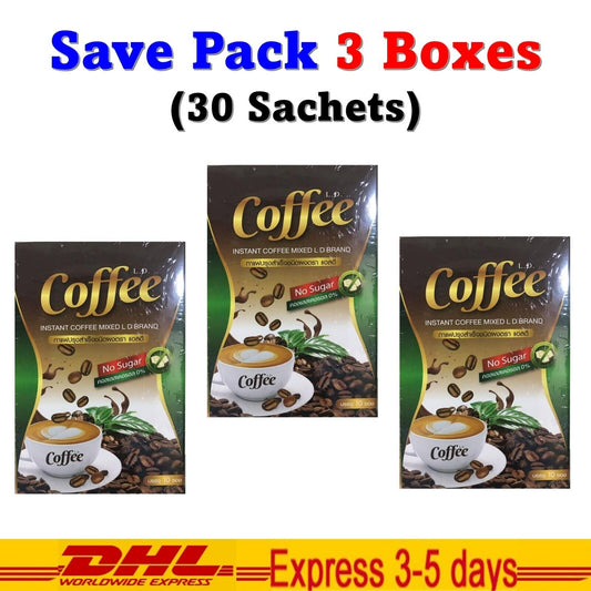 3x LD Coffee Instant Weight Loss Excretory System Slimming Diet No Sugar No Fat