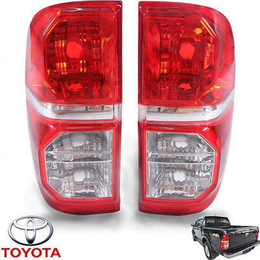 Tail Lamp Rear TailLight Pair Fit Toyota Hilux SR SR5 pickup MK7 2012-2014