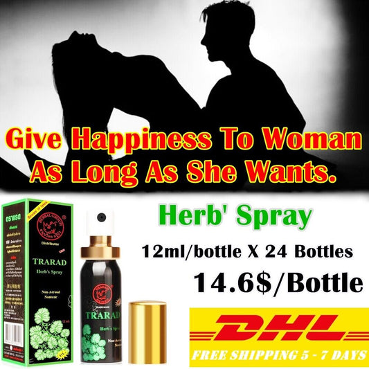Spay Give happiness Delay Ejaculation to woman as long as she wants 24 Bottles