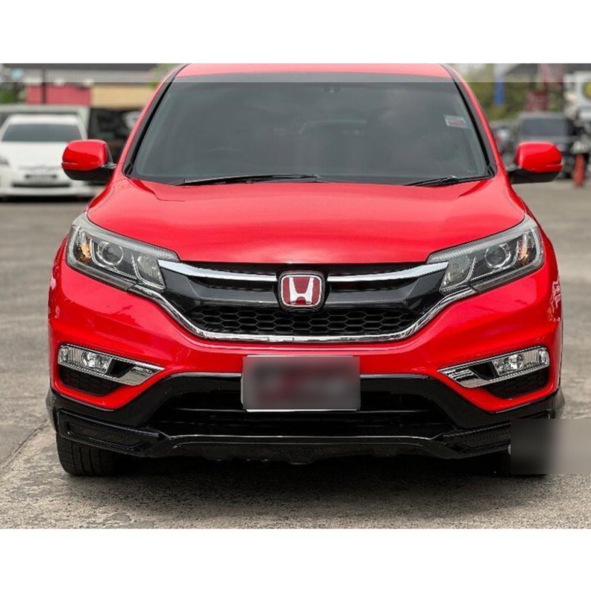 Front Grille Logo Emblem Badge Decal Red For Honda CR-V CRV 2012-2016