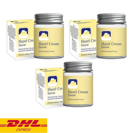 3x Fuji Hazel Cream Snow Moisturising Moisturizing Nourish Skin Smooth Soft 50 g