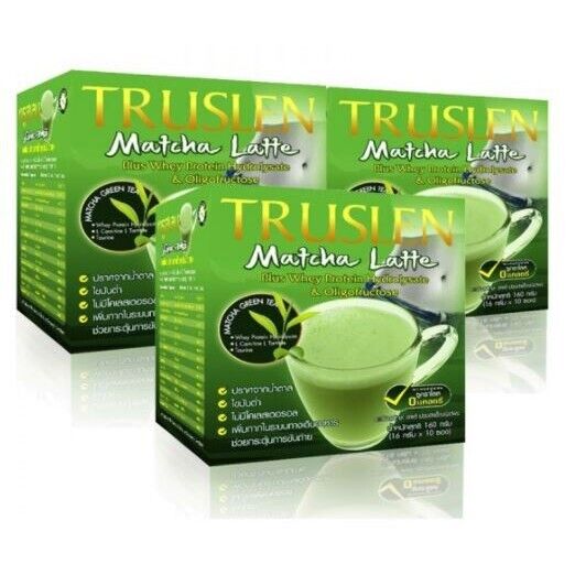 3X Truslen Matcha Latte Coffee Sugar Free Low fat, no cholesterol Weight control
