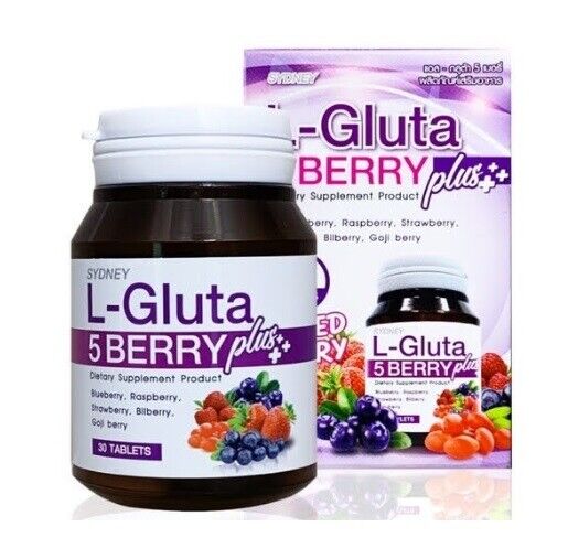 5 Berry Skin Supplement Skin Care Antioxidant white healthy 30 tablets