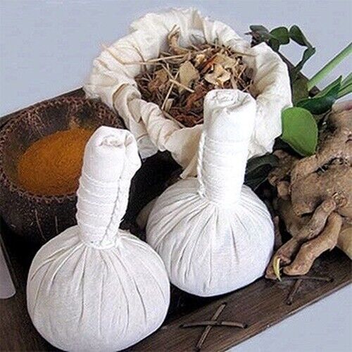 6X Massage Ball Thai Herbal Hot Spa Face Compress Aroma Relaxing Body Natural