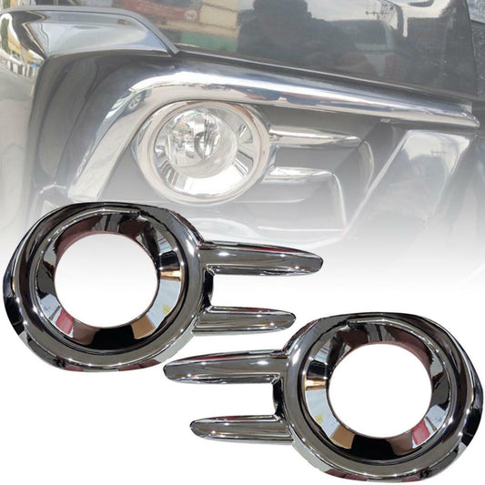 Cover Fog Lamp Spot Light Chrome Trim For Isuzu MUX MU-X RF20 Suv 2017 18-2020