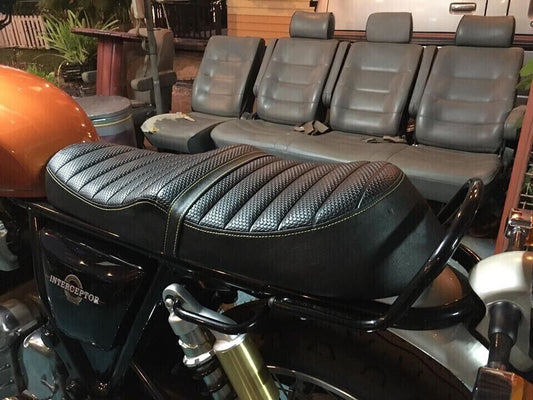 Royal Enfield Continental GT 650 Twin 2018 Seat DMC. BLACK