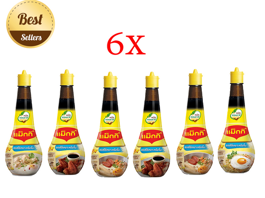 6x 200 ml Maggi Topping DippingThailand Soybeans sauce bottle