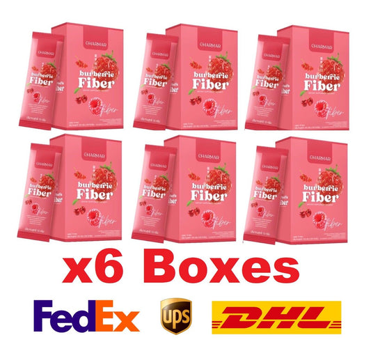 6x Instant Drink Charmar Burberrie Q10 Fiber Detox Excretion balance, clear skin