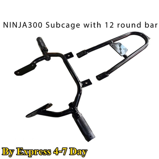 Kawasaki NINJA300 new subcage with 12 round bar add titanium Kit For Stunt Part