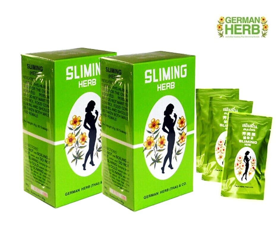 50 Bags Sliming Herbal Tea German Herb Reduce belly detox burn weight loss