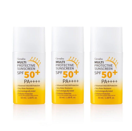 3x Multi Protective Sunscreen SPF 50+ PA++++ protection UVA/UVB Paraben-Free