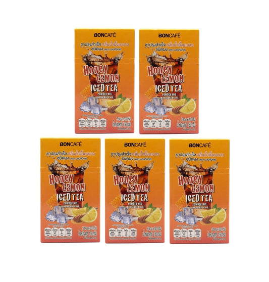 5x Boncafe Bontea Honey Lemon Tea Mix Iced Tea Instant fruit tea powder Halal