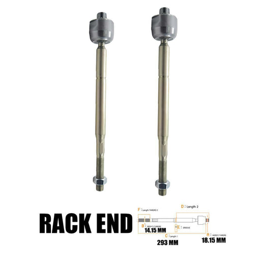 2x Steering Rack End For Isuzu D-max 2WD 4WD Pickup Holden Rodeo Ute 2007-2011