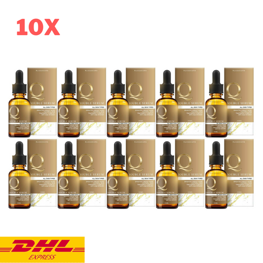 10x Q Double Serum Younger Skin Anti-Aging Brightening Reduce Dark Spot 30 ml