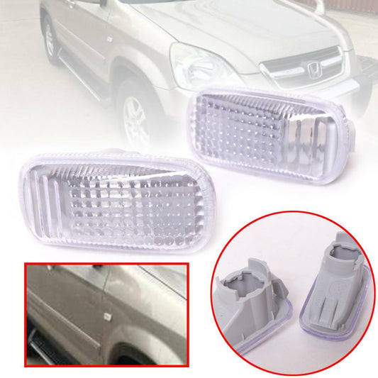 Side Marker Lamp Turn Signal Light Clear Fit Honda Civic CR-V CRV 2001-2006