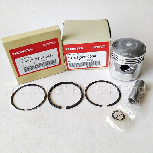 Piston Kit & Pin OS 0.50 (50.50mm/14mm) For Honda S90 SL90 ST90 CL90 CM91 CT90