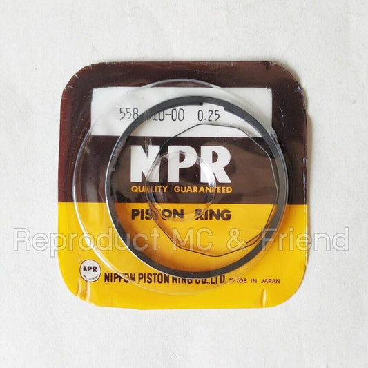 Piston Ring Set OS 0.25 Japan For Yamaha DT100 (1976-1980) MX100 (1979-1983)