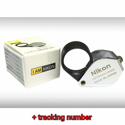 Nikon 10X18MM Full HD Loupe Foldable Pocket Amulet Magnify Figure Small Details