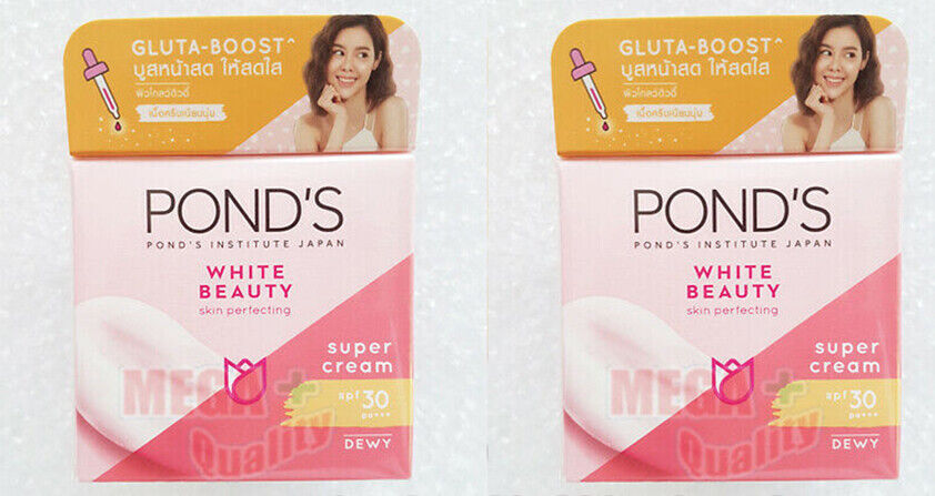 2x POND s WHITE BEAUTY WhitePlus Serum Day Cream Vitamin B3, C, E SPF30 PA 50g