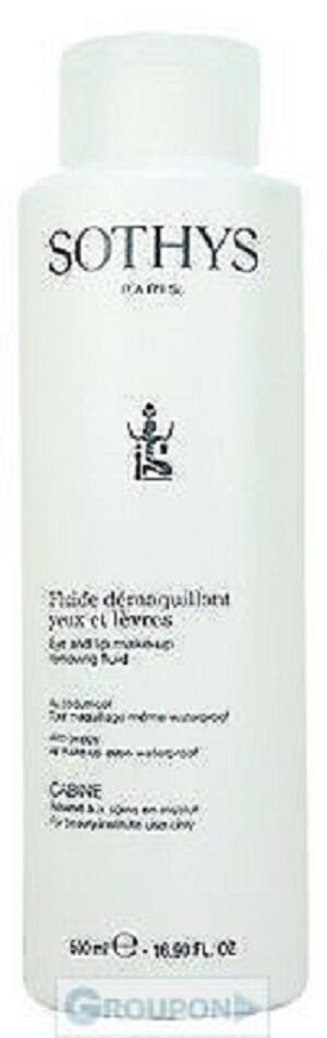 Sothys Eye & Lip Makeup Removing Fluid 500ml Remover Cleanser Prof Size#ibea