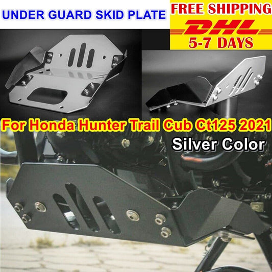 UNDER GUARD SKID PLATE For Honda Hunter Trail Cub Ct125 2021 125 Aluminum New