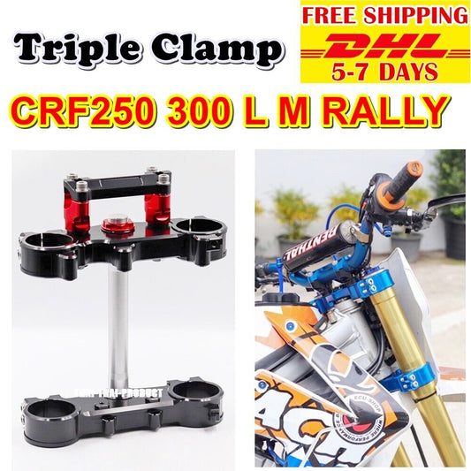 Triple Clamp With The Highest Quality Aluminum For Honda CRF 250 300 L M Black