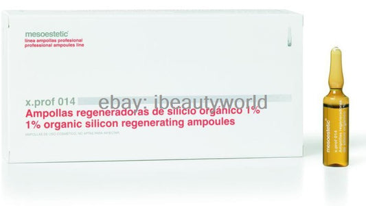 Mesoestetic X.Prof 014 Organic Silicon 1% 20 x 5ml New in Box #ibea