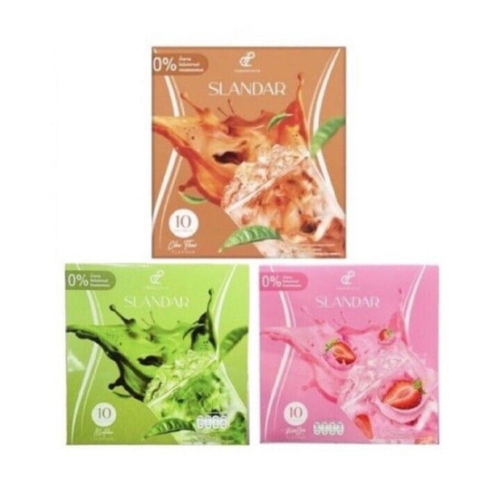Pananchita Slandar Thai Tea/Pink Milk/Green Tea Instant Drink delicious No sugar