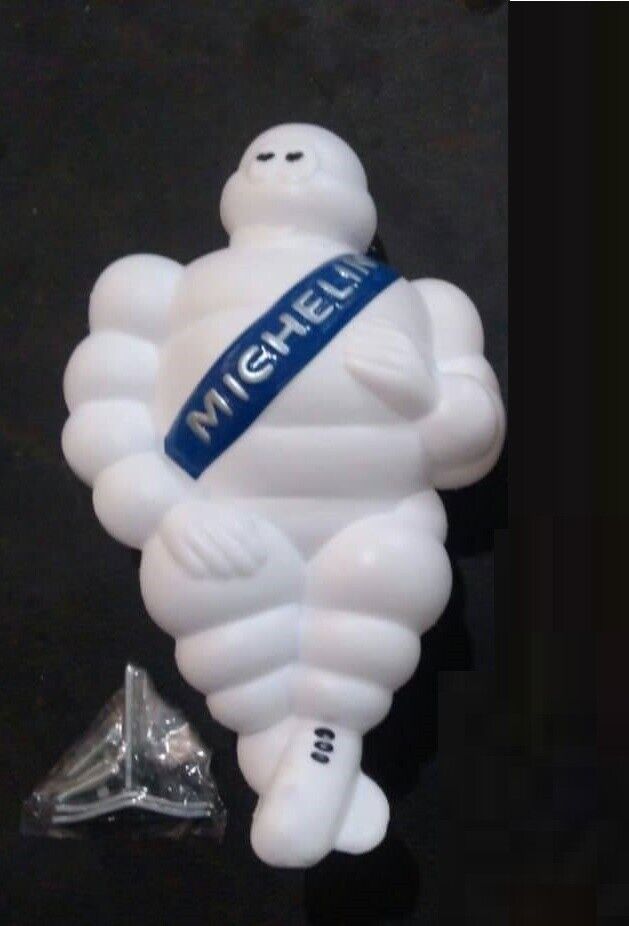 10" Michelin Man Doll Figure Blue Bibenddum Tire Light Car Truck Bus Gift