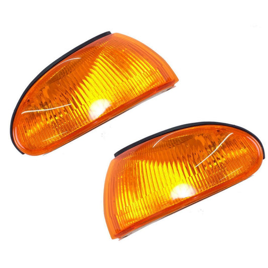 Corner Lamp Light Amber Lens Pair For Mitsubishi Lancer 1992-1995 Sedan CB