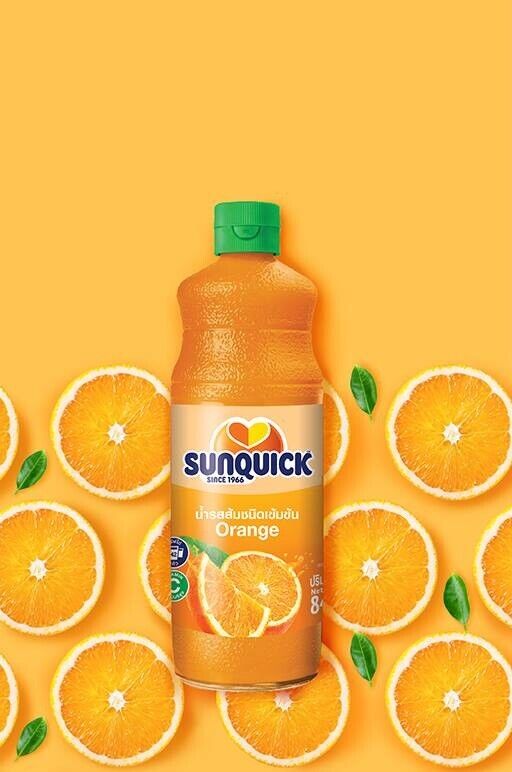SUNQUICK concentrate fruit juice orange, mix fruits beverage dessert mixer Party