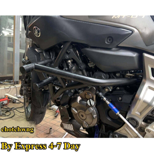 Yamaha MT07 / FZ07 Crash cage Black Motorcycle Motors Pro Subcage Stunt Part