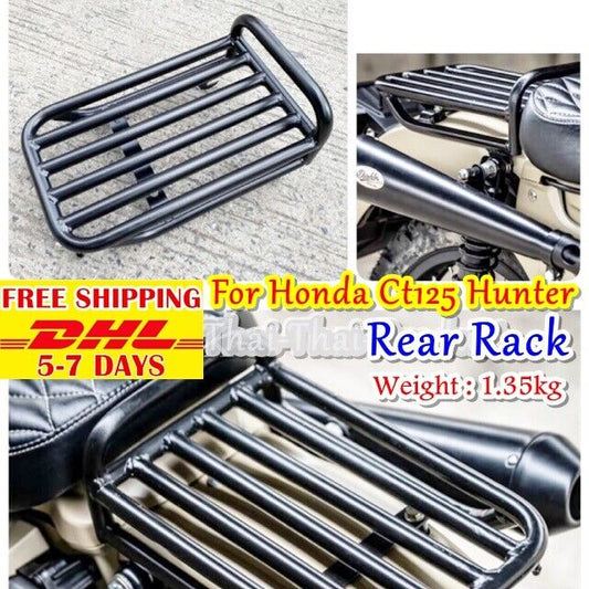 Rear Rack For Honda Ct125 Hunter Cub 2021 125 Trail Front Guard Black New Steel