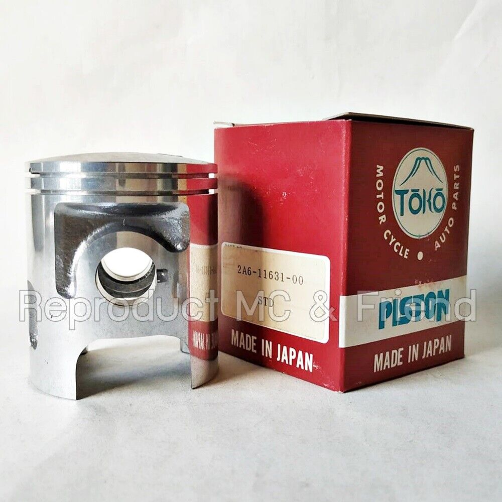 Yamaha DT125 (1978 - 1981) Piston & Ring Set Size STD (Diameter=56.00mm.) Japan