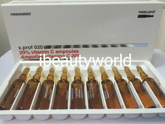 Mesoestetic X.Prof 020 Vitamin C 20% 20 x 5ml New in Box #ibea