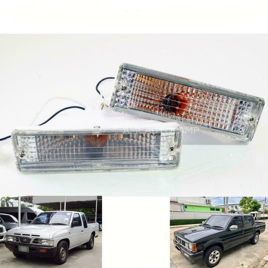 Crystal front bumper Signal Light For Nissan Datsun D21 Hardbody pickup 1986-97