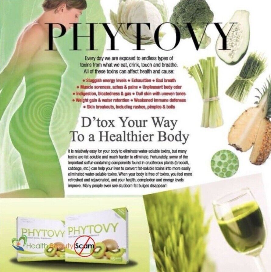 Phytovy Kiwi Extract Colon Detox Clean Weight Loss Burn Slim Dietary Supplement