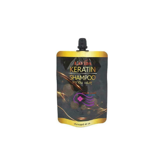 Lavida Keratin Shampoo 60 ml concentrated shampoo for chemically treated hair